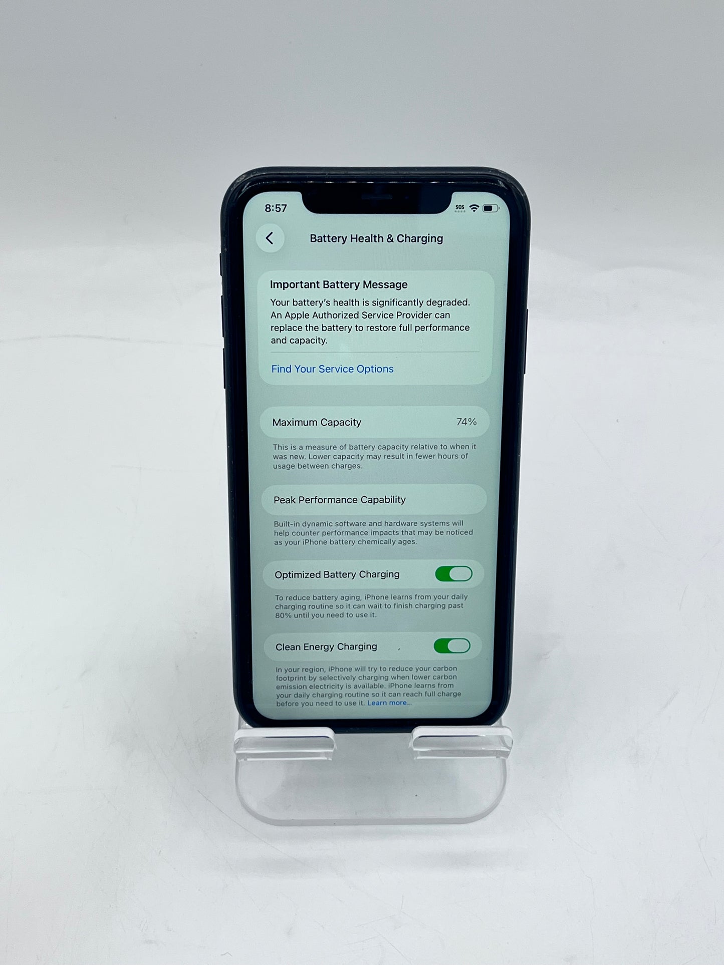 Apple iPhone 11 6.1" MWJE2LL/A A2111 64GB T-Mobile - Black