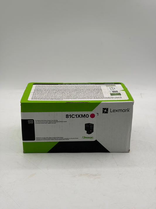 Lexmark Genuine 81C1XM0 Magenta High Yield Toner Cartridge - BRAND NEW SEALED