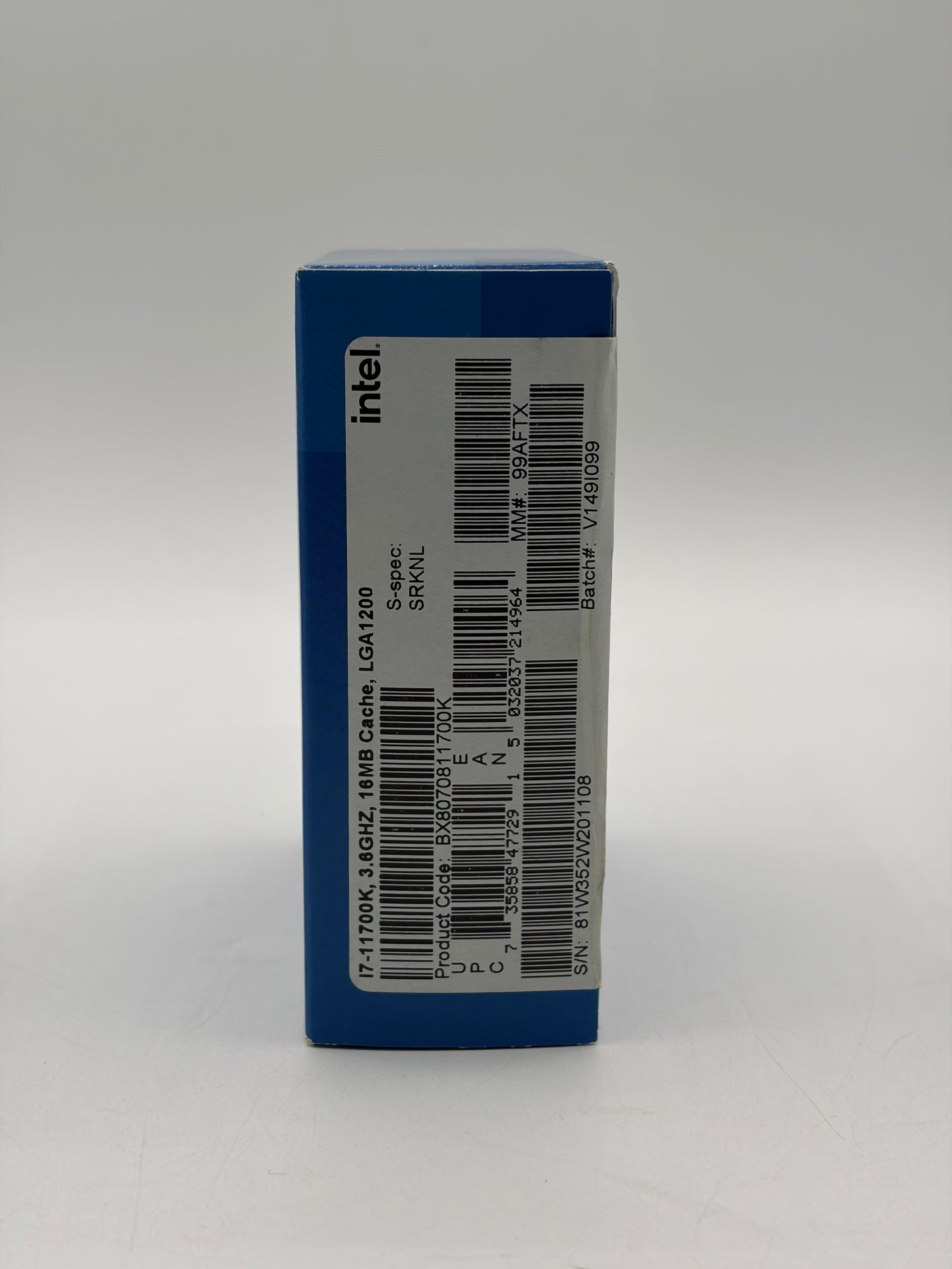 BRAND NEW SEALED Intel Core i7-11700K 3.6GHz 8 Core SRKNR 16 Thread LGA 1200 CPU