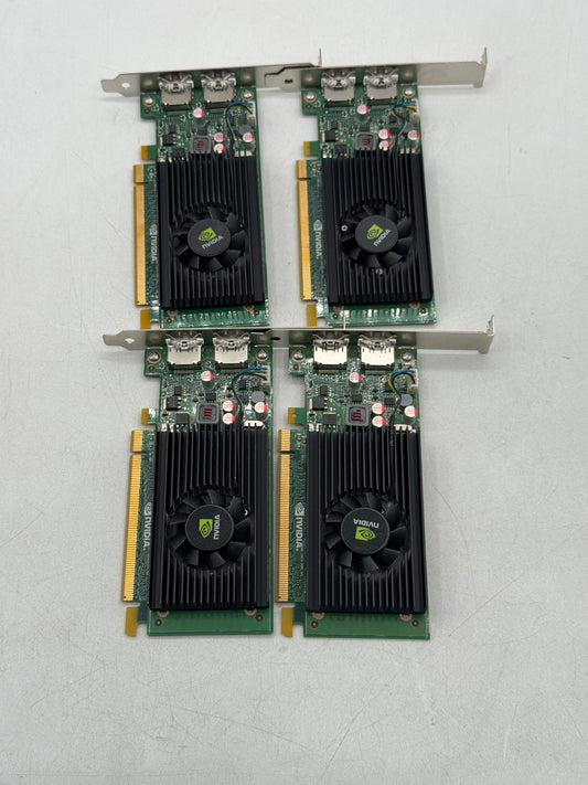 Lot of 4 NVIDIA NVS 310 1GB DDR3 PCI Express x16 Video Cards, 2x DisplayPort