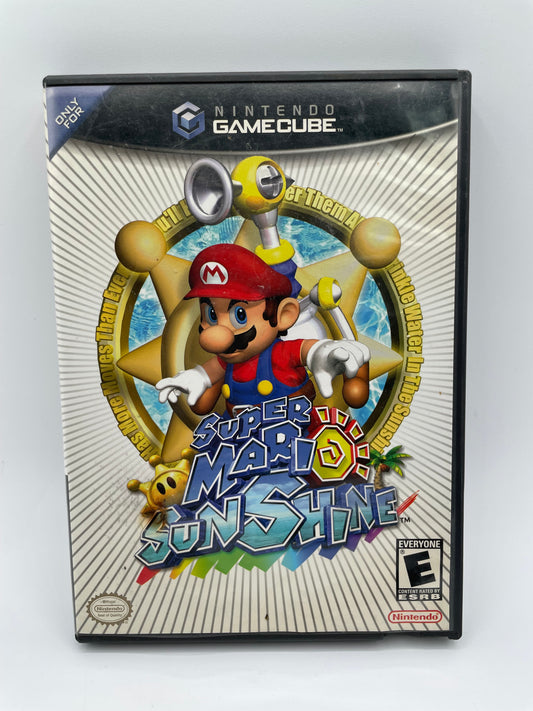 Super Mario Sunshine Nintendo Game Cube with Manual Free Shipping