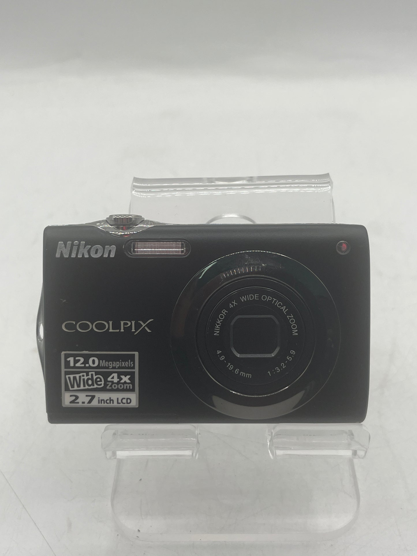 Nikon Coolpix S3000 Digital Camera - Black NO CHARGER