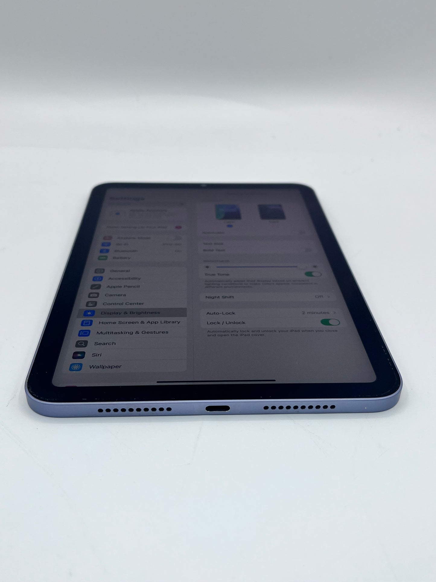 Apple iPad Mini (6th Gen) A2567 MK7X3LL/A 256GB WiFi Tablet - Purple
