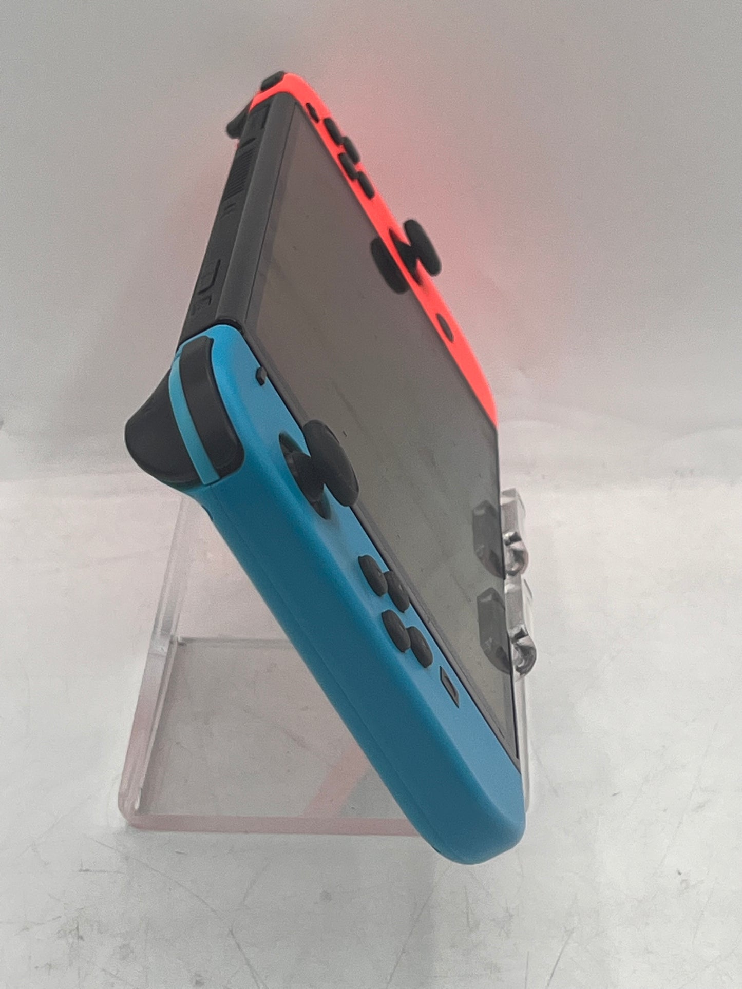 Nintendo Switch OLED (HEG-001) 2021 Video Game System 64GB w/ blue and red Joy-Con