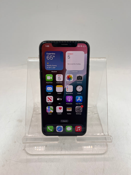 Unlocked Apple iPhone XS NTAH2LL/A A1920  64GB Silver BAD BATT
