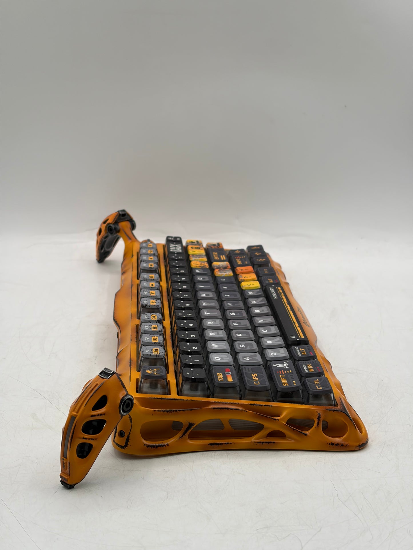 Gravastar Mercury K1 Pro Mechanical Keyboard - Battle Worn Yellow