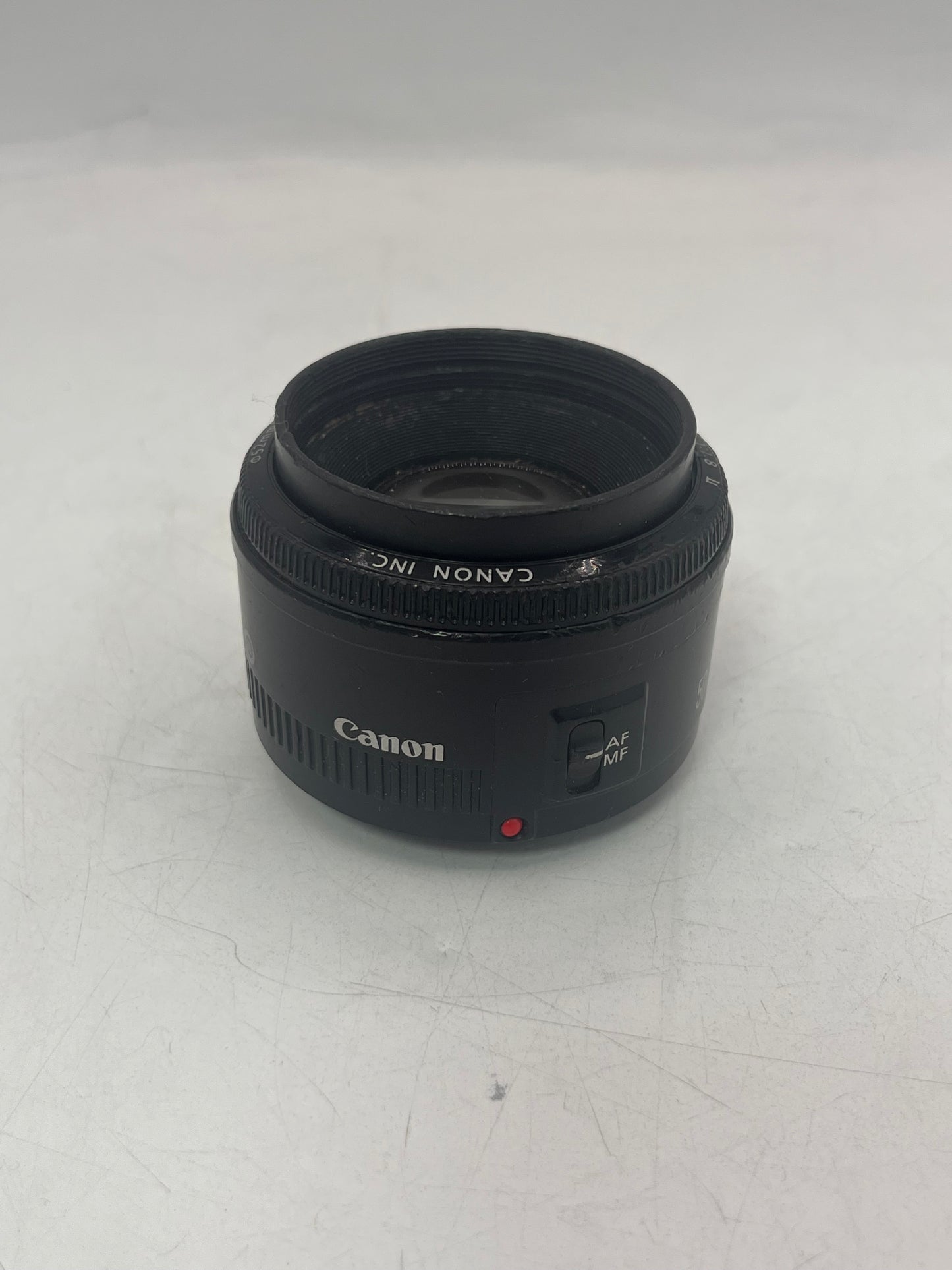 Canon EF 50mm F1.8 II Camera Lens Black Broken