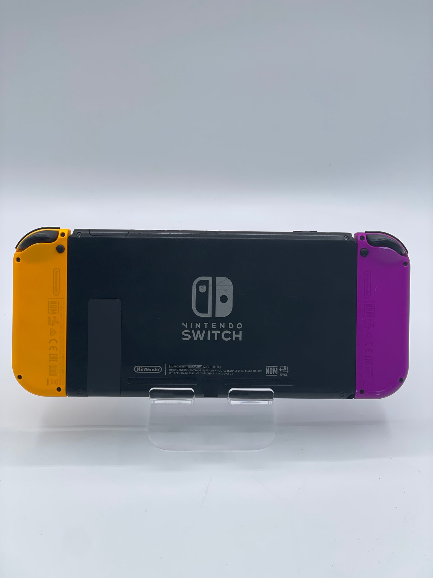 Nintendo Switch HAC-001 Handheld Video Game Console + Purple & Orange Joy-Cons
