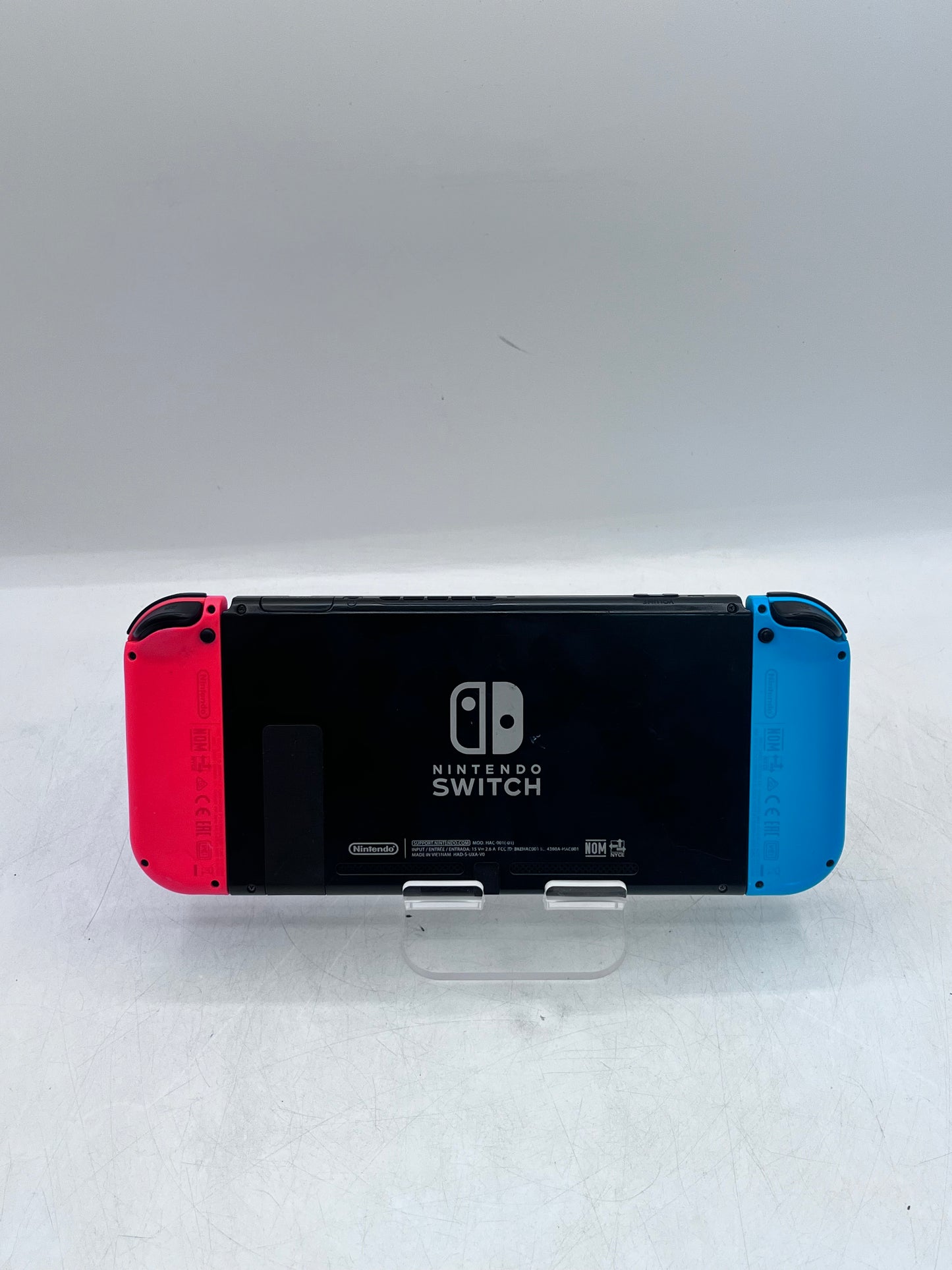 Nintendo Switch Handheld Console Neon Blue and Neon Red Joy-Con Tested HAC-001