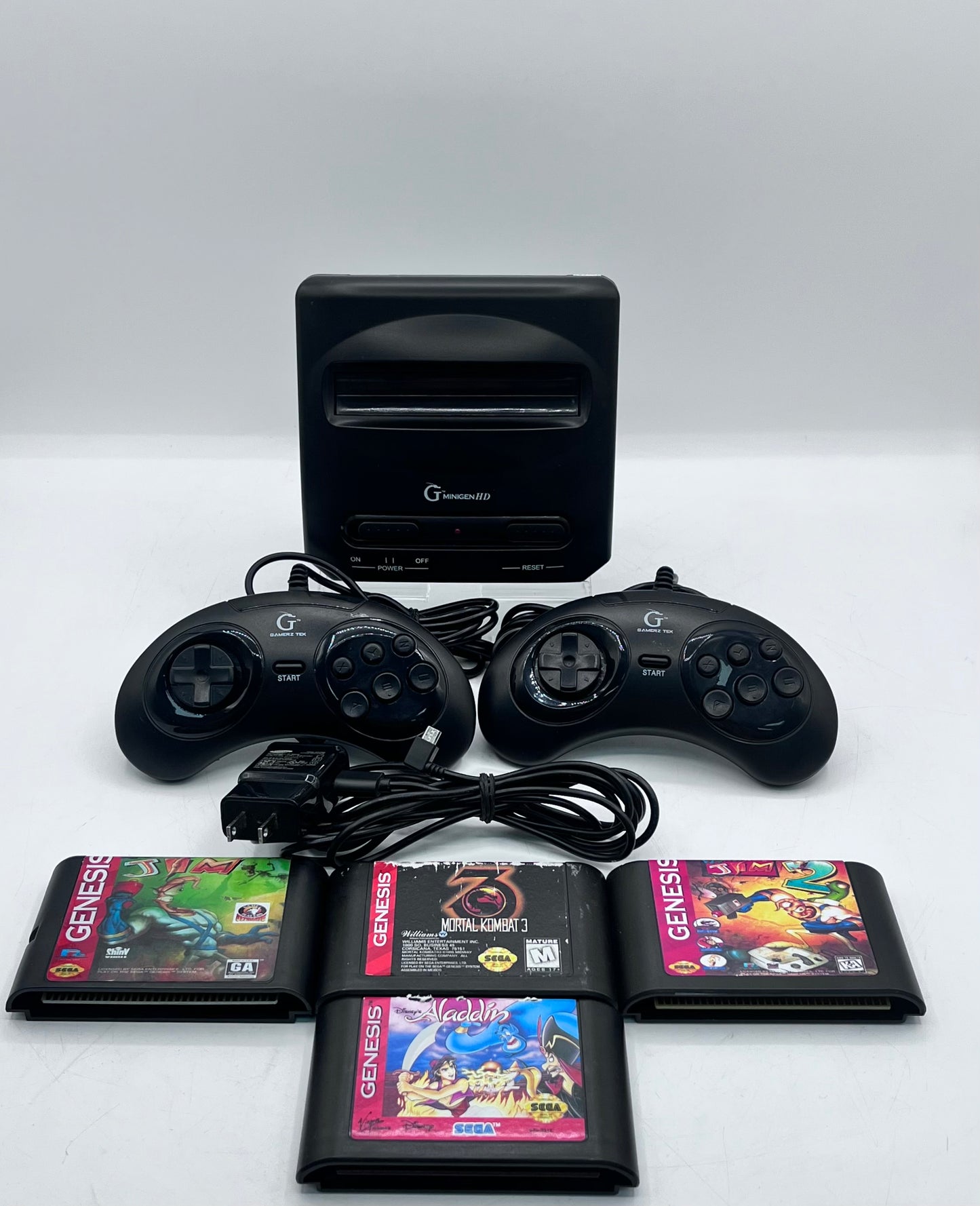 Gamerz Tek 16-Bit Entertainment System Bundle (Console & Extras) Sega Genesis Mini