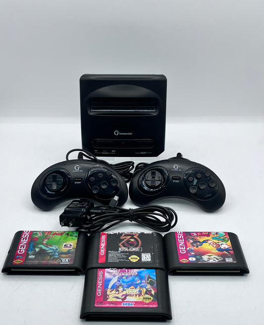 Gamerz Tek 16-Bit Entertainment System Bundle (Console & Extras) Sega Genesis Mini