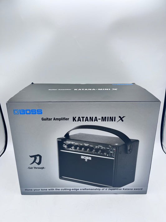 Boss Katana Mini X Portable Rechargeable Guitar Amplifier, 10W