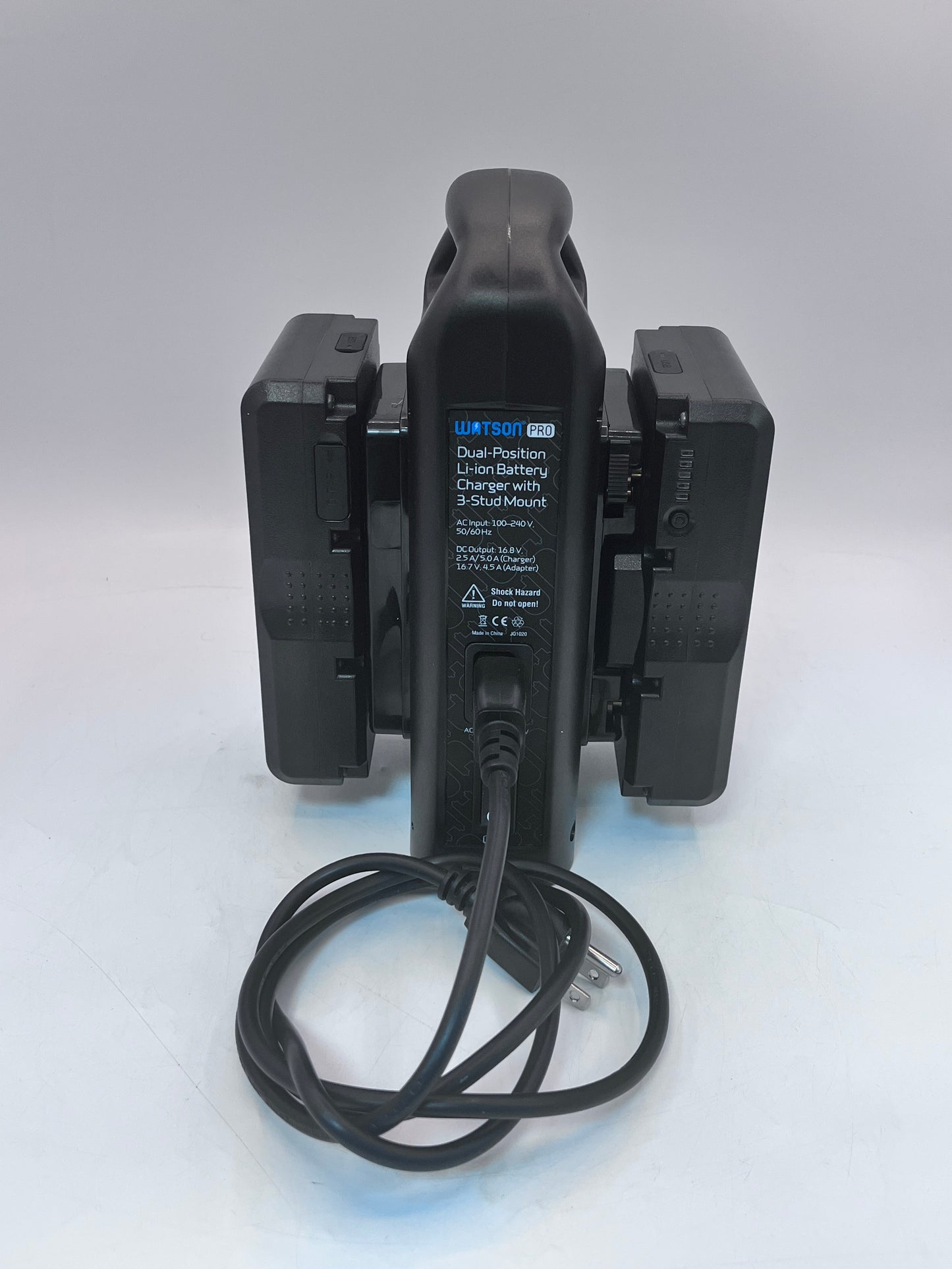 Watson Pro Dual-Position Li-ion Battery Charger with AM-98-SHL Li-ion Batteries 2x