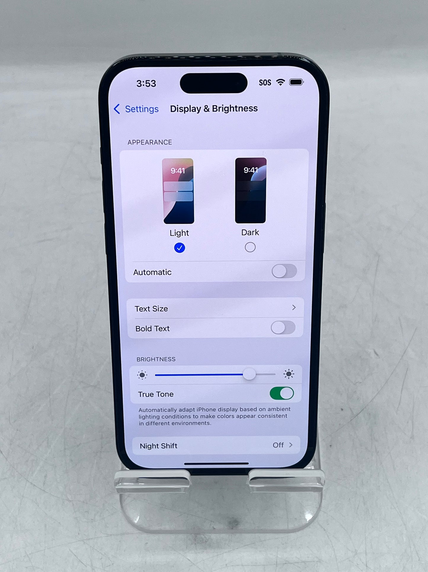 Unlocked  Apple iPhone 14 Pro A2650 MPXT3LL/A  128GB 6 GB - Space Black