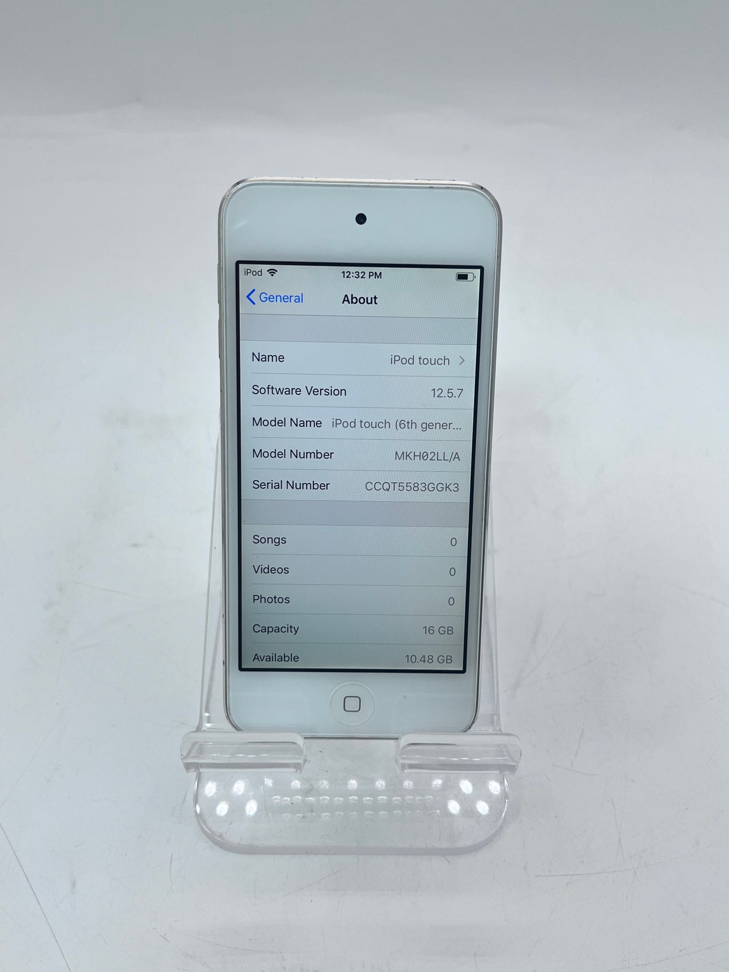 Apple iPod Touch 6th Gen A1574 MKH02LL/A 12GB Gold