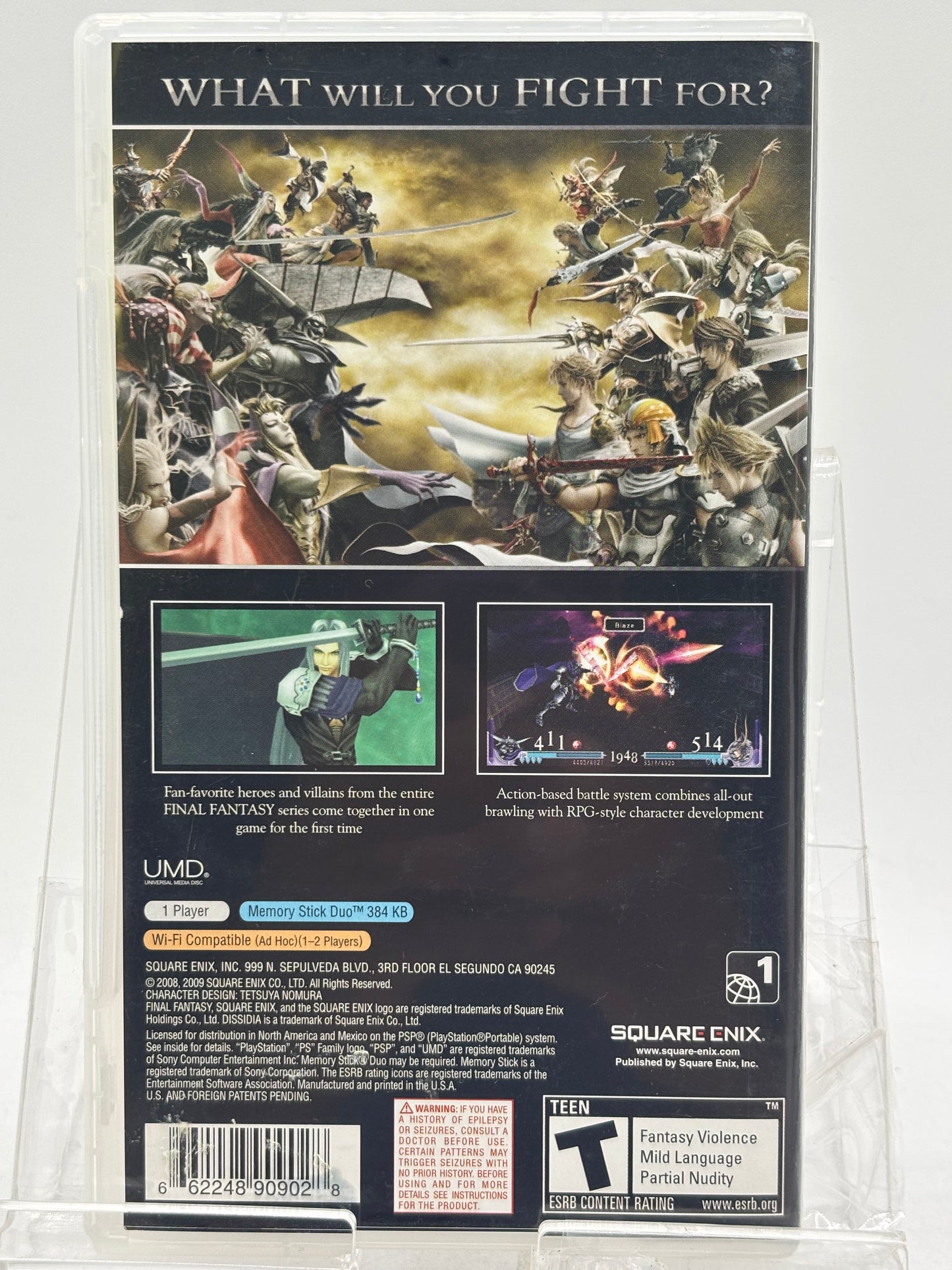 Dissidia Final Fantasy--Sony Playstation Portable PSP