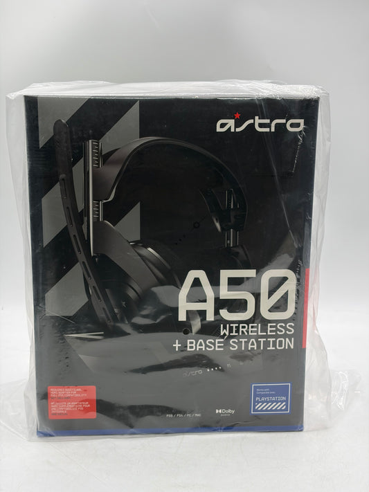 Astro Gaming A50 Ear-Cup Wireless Headset with Base Station Gen 4 - Black NEW
