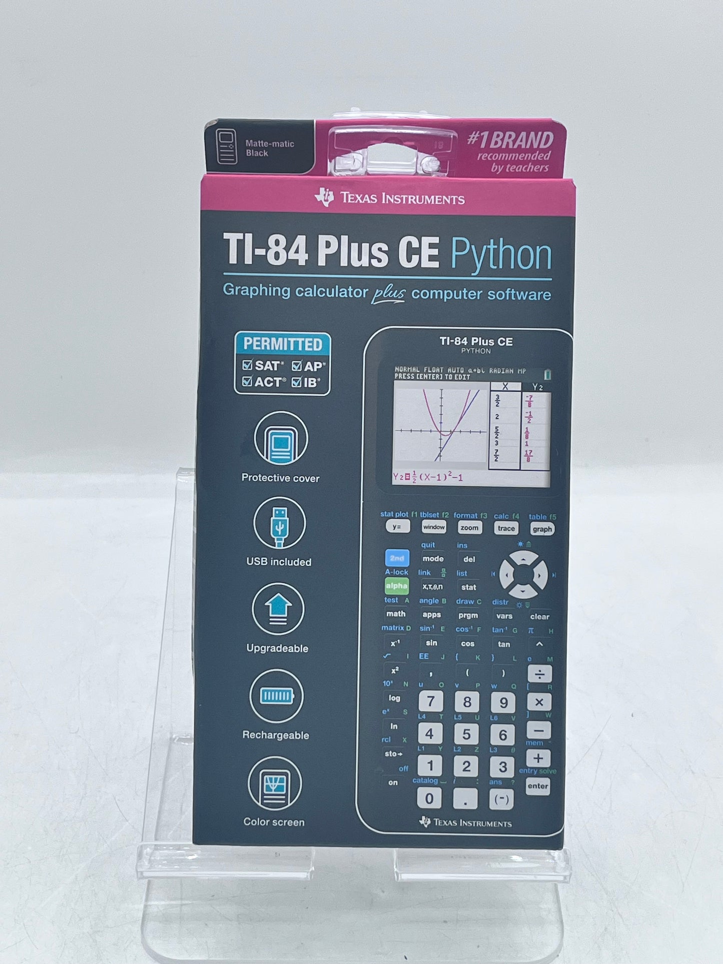 Brand New Texas Instruments TI-84 Plus CE Python Graphing Calculator - Black