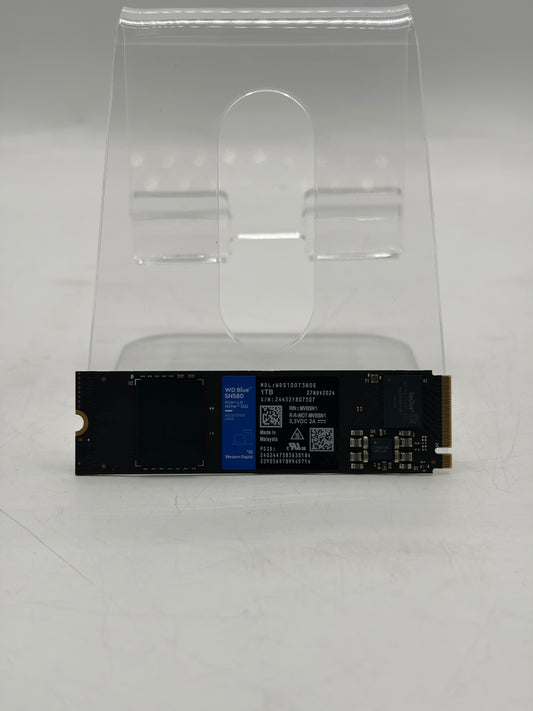 WD - Blue SN580 1TB Internal SSD PCIe 4.0 Gen 4 x4 NVMe 2280mm WDS100T3B0E
