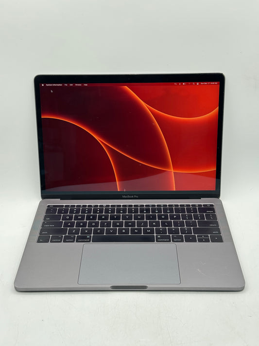 2017 Apple MacBook Pro 13" i5 16GB 512GB A1708 MPXW2LL/A Space Grey 122 Cycle Count
