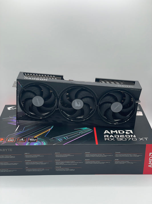 GIGABYTE AORUS Radeon RX 9070 XT ELITE OC 16GB DDR6 Graphics Card with Box