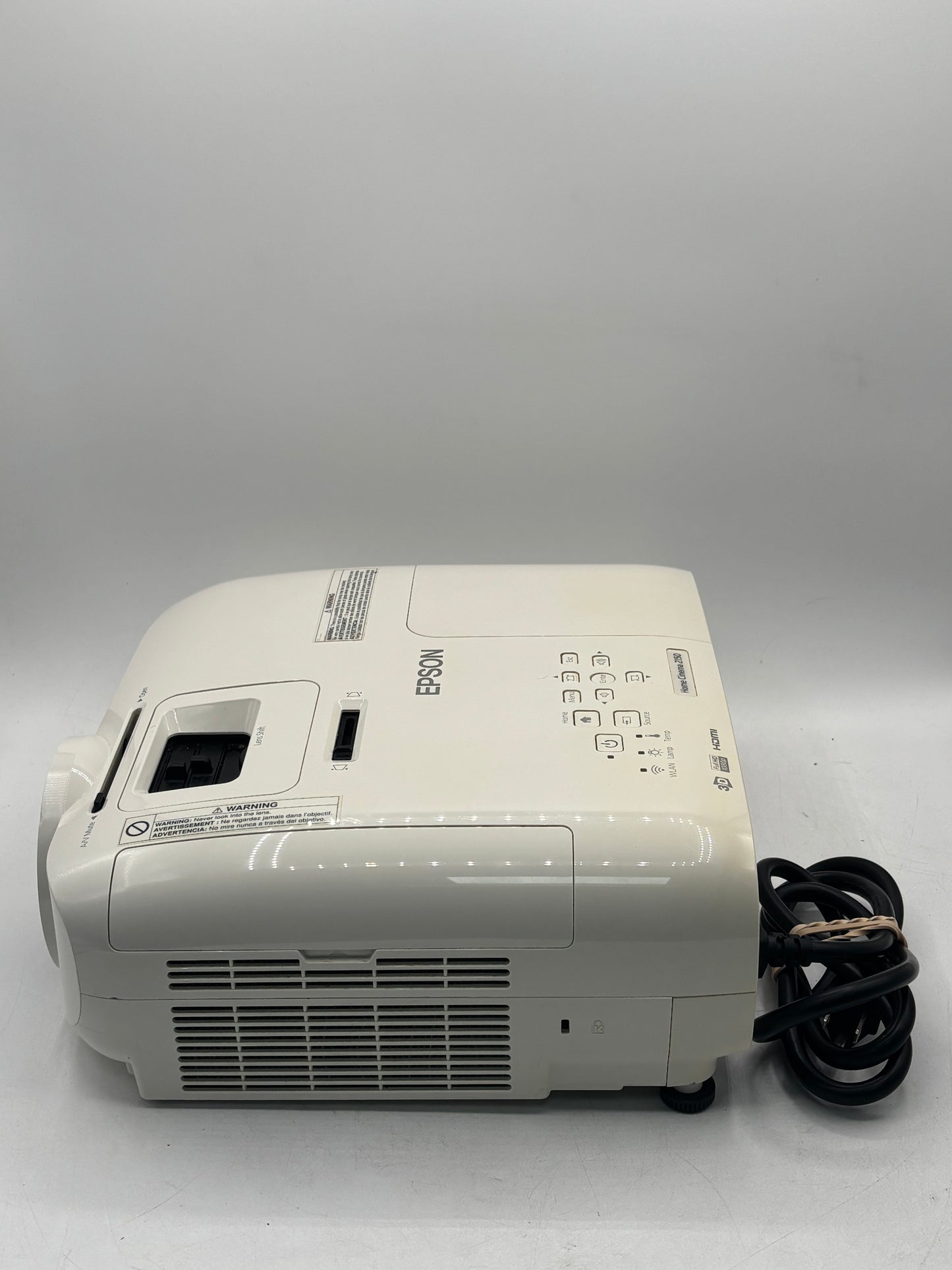 White EPSON Home Cinema 2150 1080p Wireless 3LCD Projector H852A