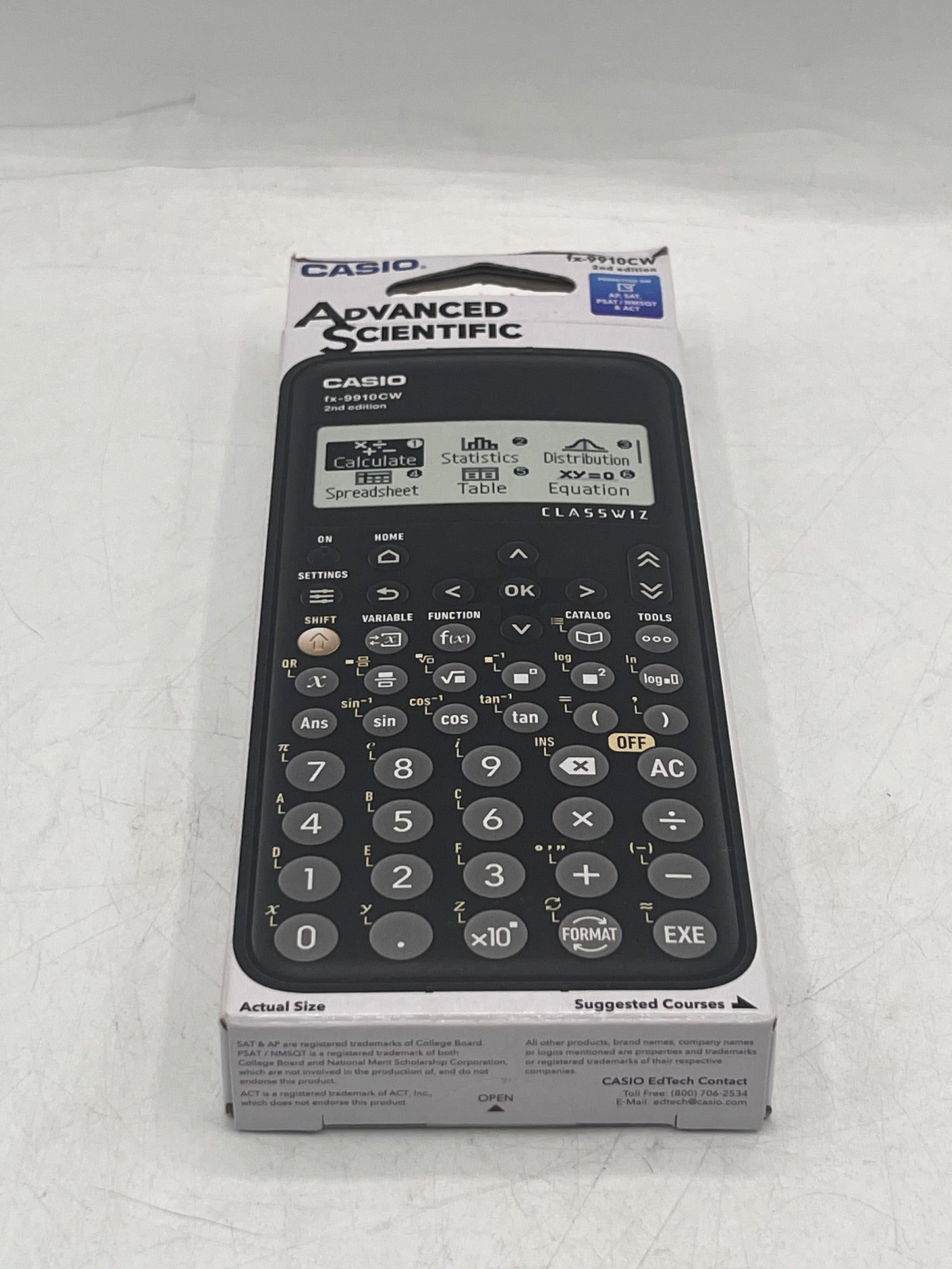 Casio Advanced Scientific Calculator FX-9910CW Black