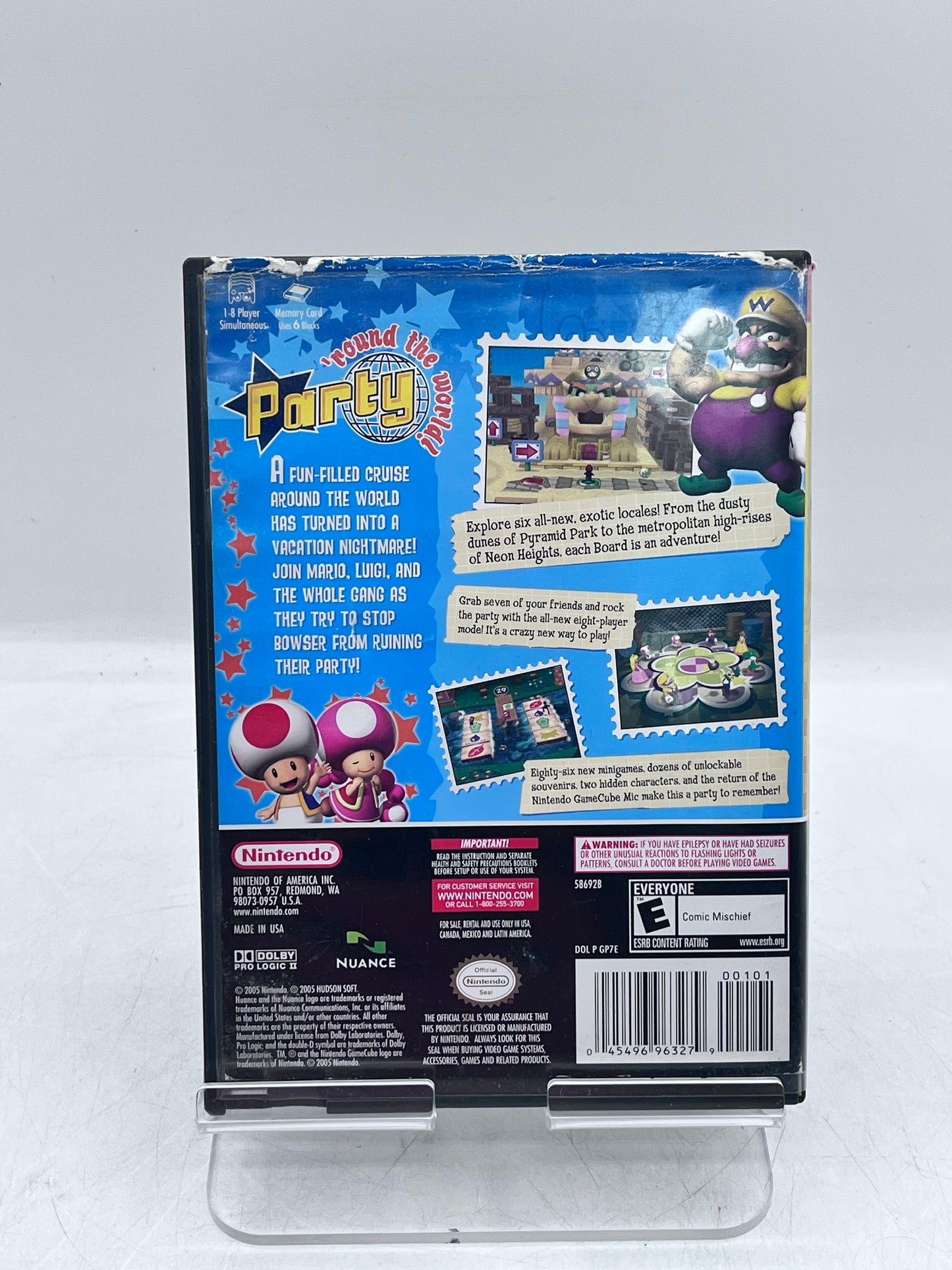 Mario Party 7 (Nintendo GameCube, 2005) Complete W/Manual, CIB & Tested!