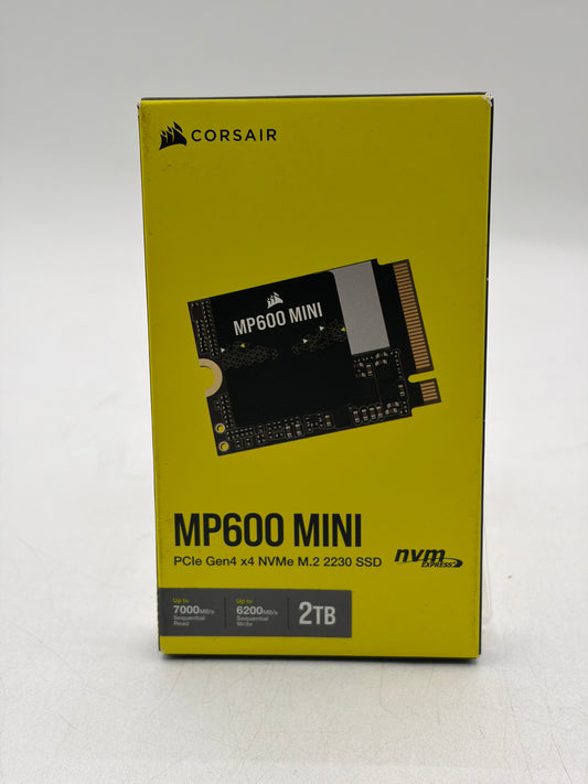 CORSAIR MP600 Mini 2TB M.2 NVMe PCIe x4 Gen4 SSD 2230 Black