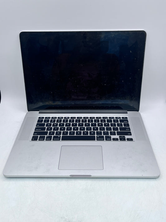 Apple MacBook Pro 15" A1398 MJLQ2LL/A 2015 i7 16GB  Silver - Broken