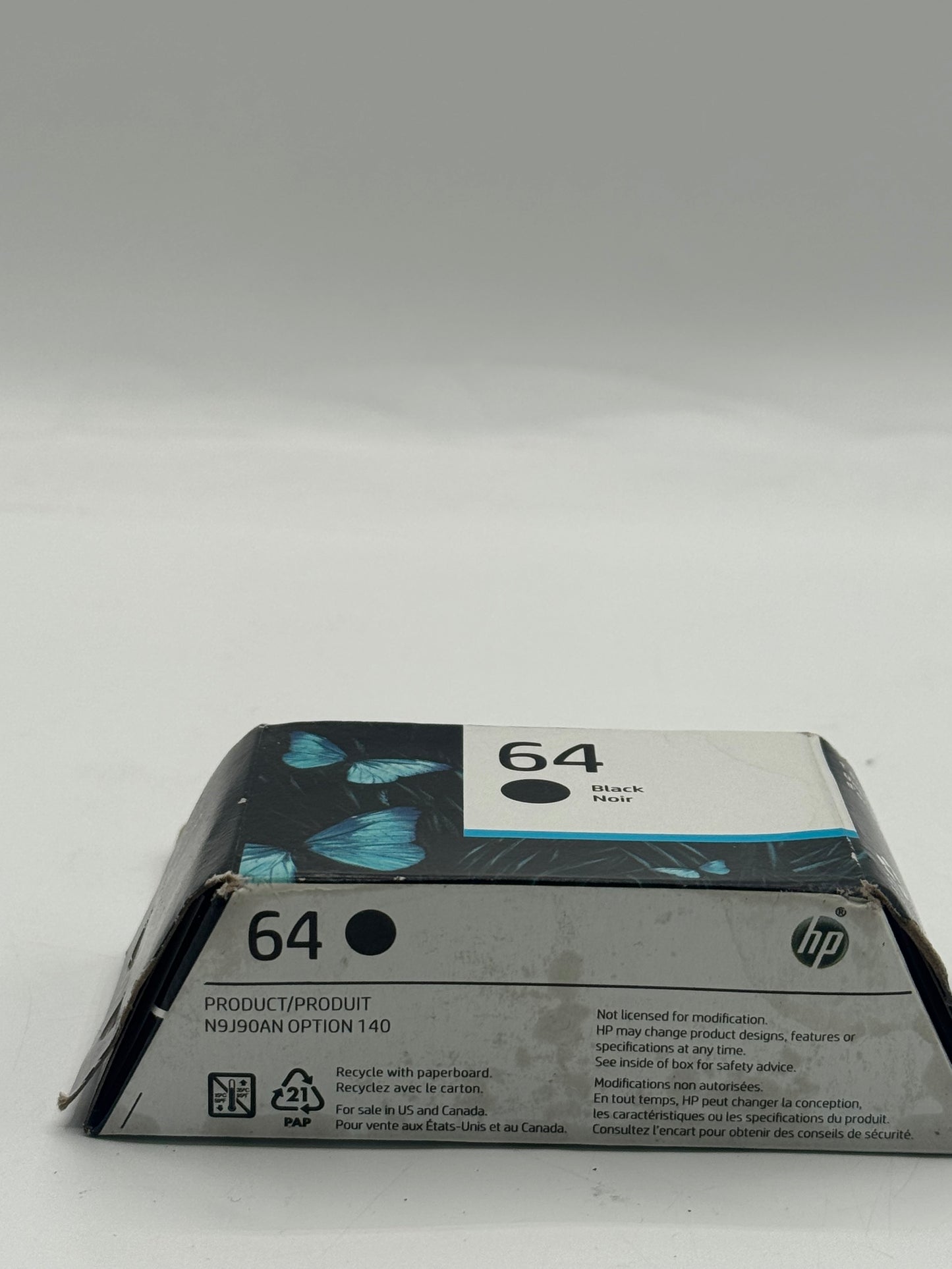 HP 64 Black Printer Toner - New In Box