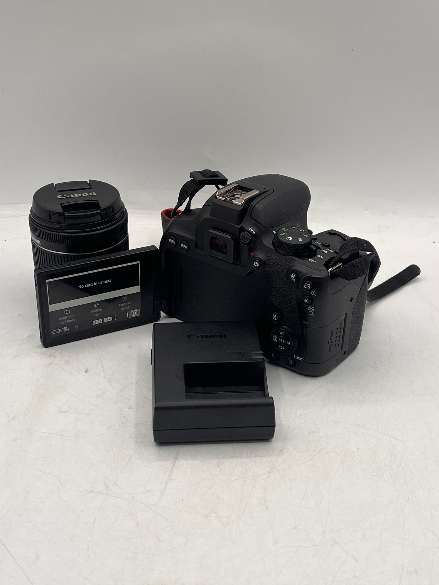 Canon EOS Rebel T8i Digital Camera w/ EF-S 18-55MM 1:4-5.6 IS STM - Black