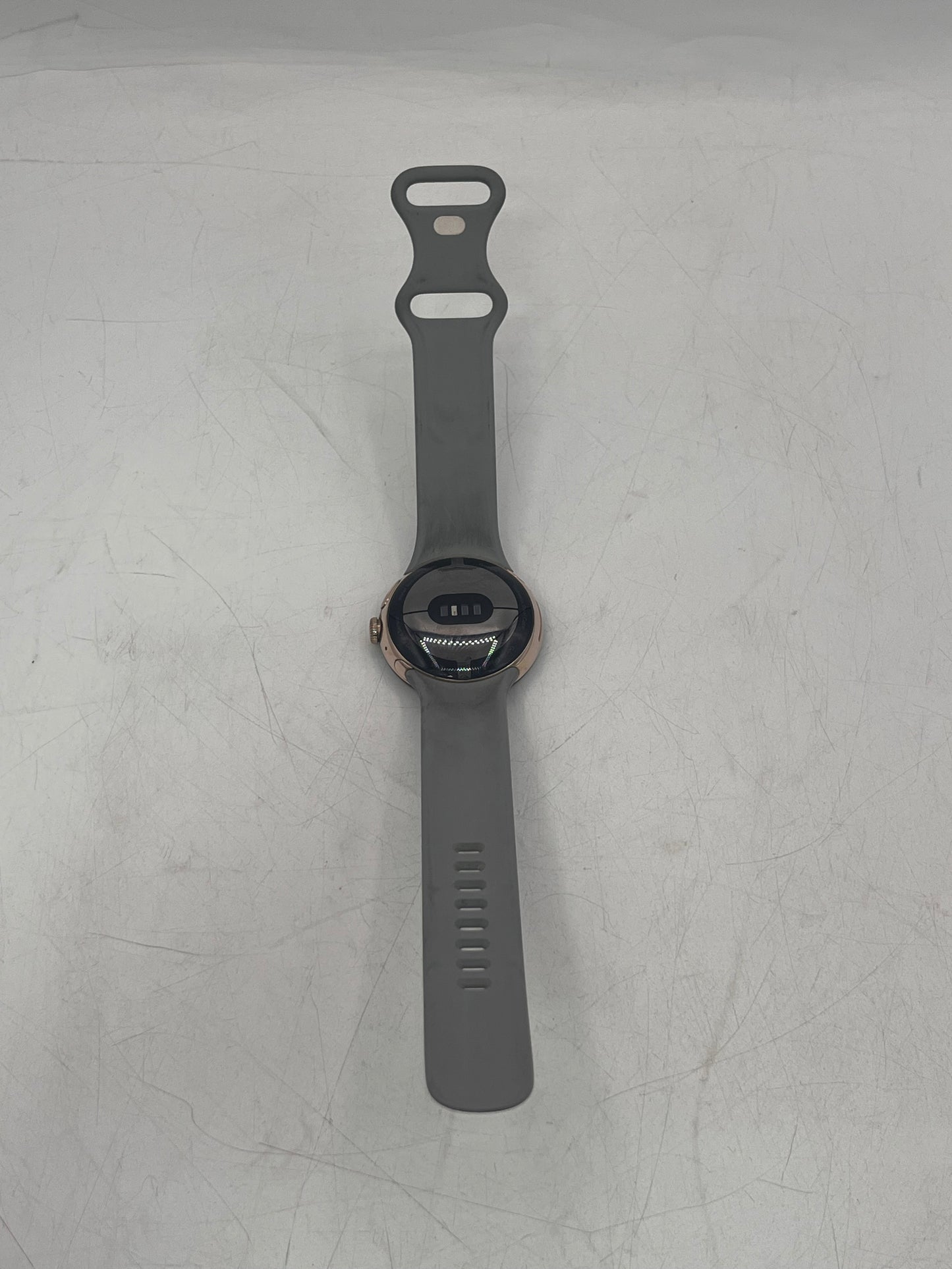 Google Pixel Watch 1st Gen Matte Black Stainless Steel w/ Charger Tested Free Shipping