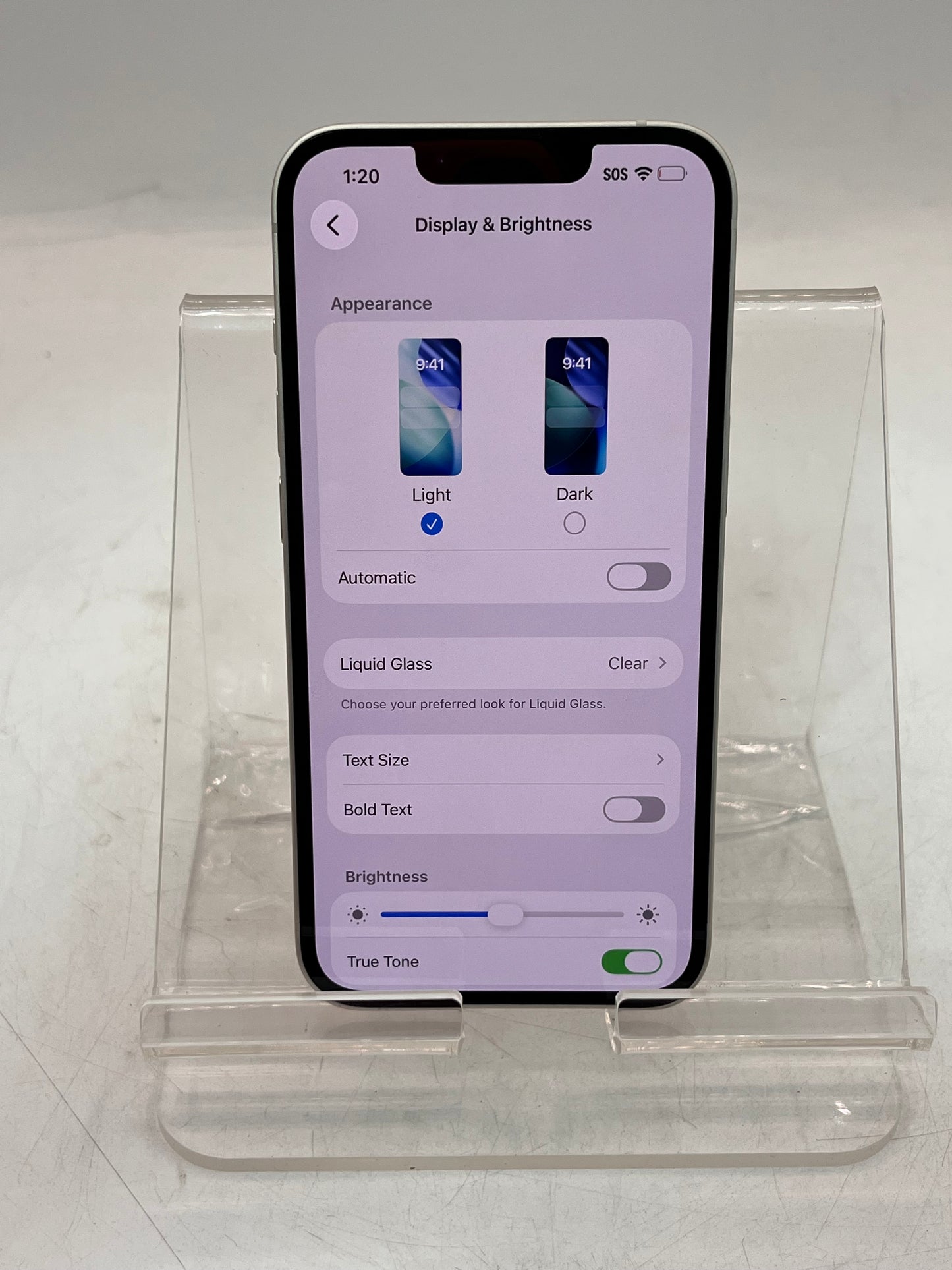 Unlocked Apple iPhone 13 MPUN3LL/A A2649  128GB Smart Phone White 100% BATT