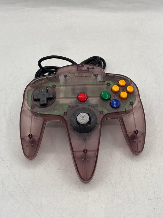 Nintendo N64 Controller NUS-005 Clear Video Game Controller