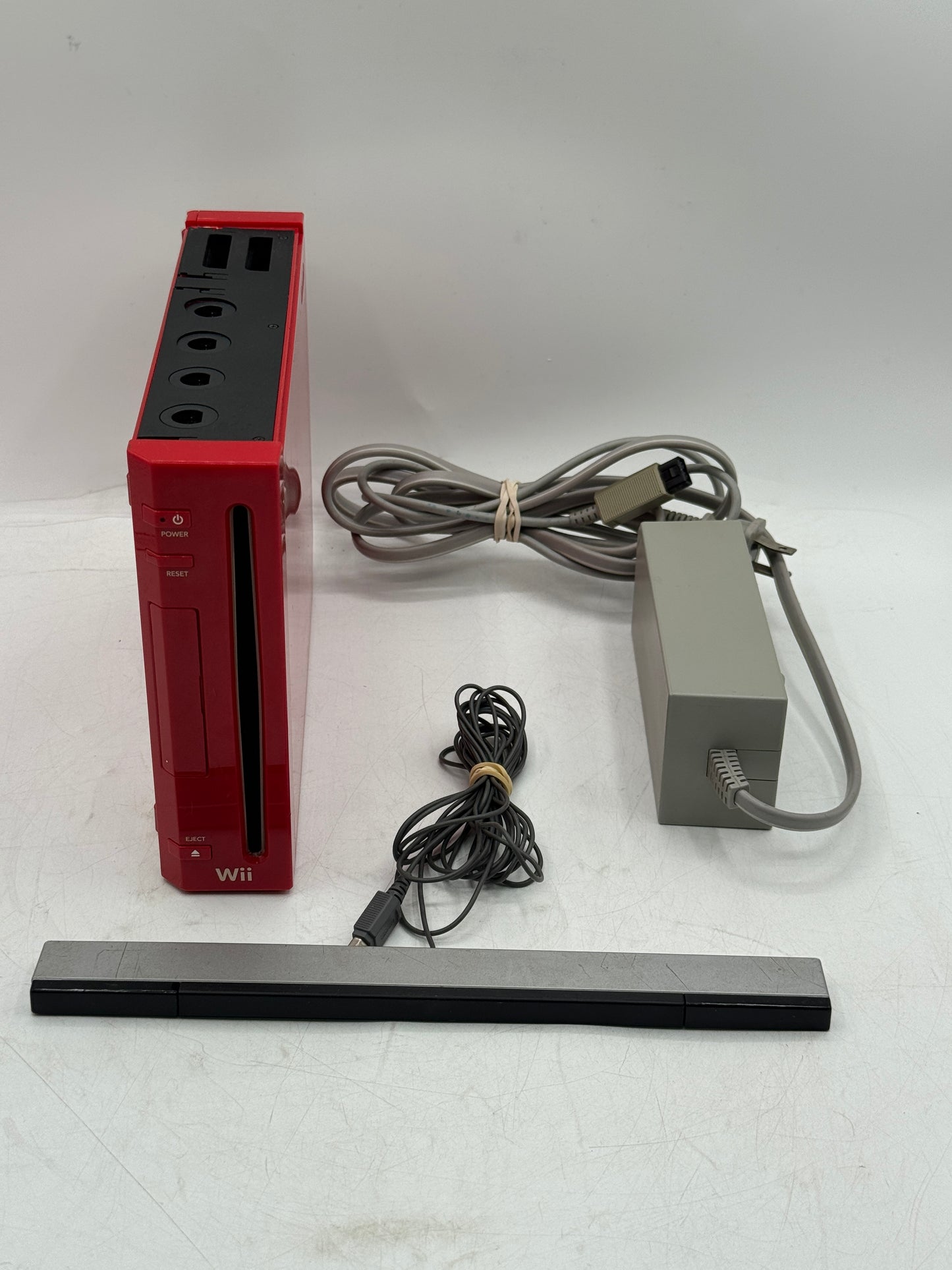 Nintendo Wii RVL 101 Red Video Game System Console Tested Free Shipping