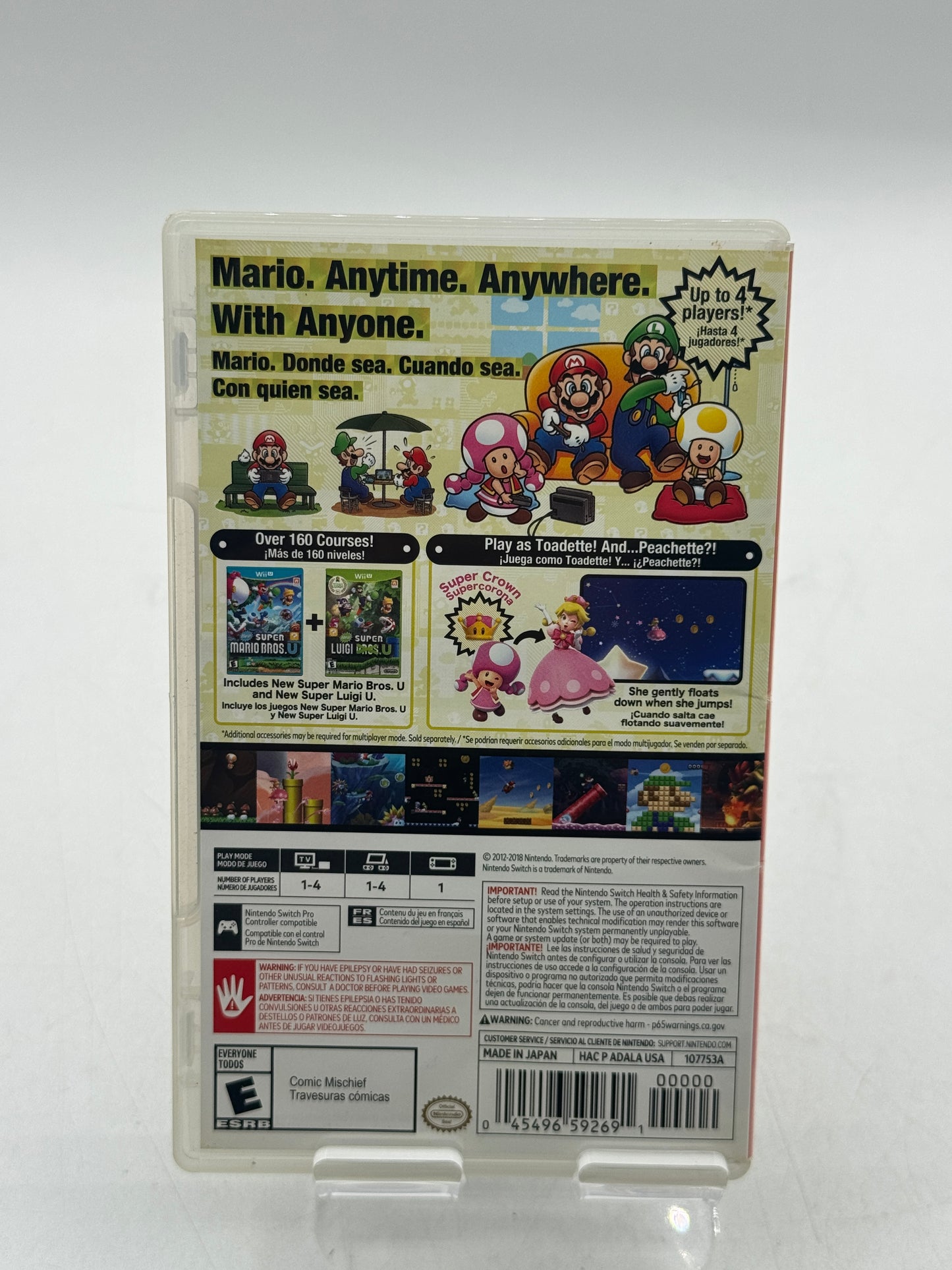 New Super Mario Bros U Deluxe Nintendo Switch Tested Free Shipping