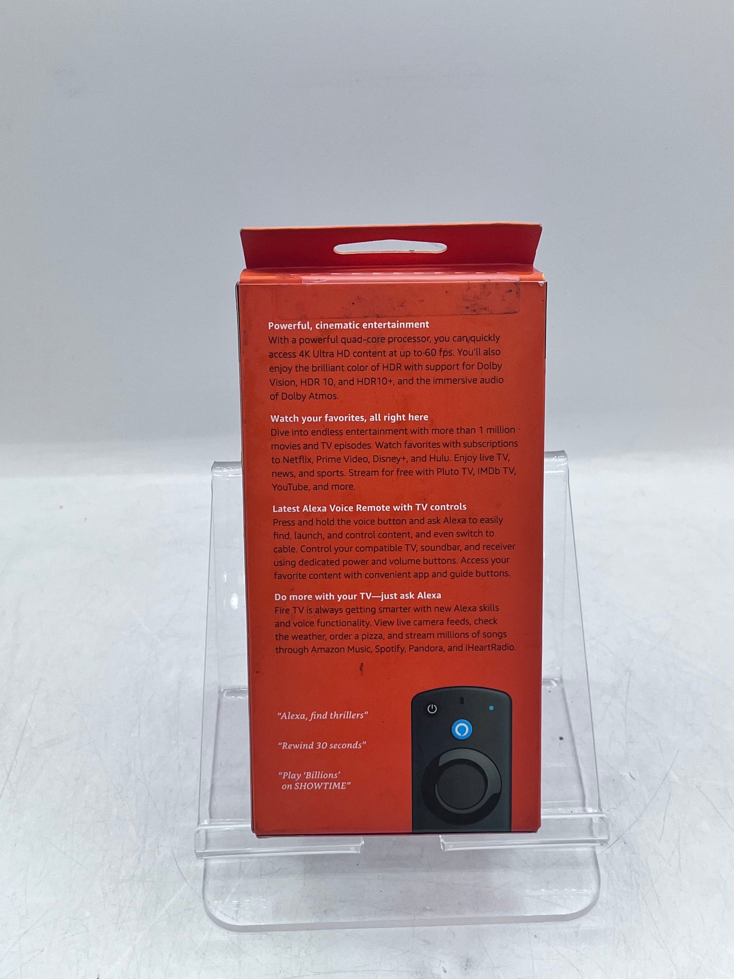 Amazon Fire TV Stick 4K Streaming Device with Alexa Remote - Black