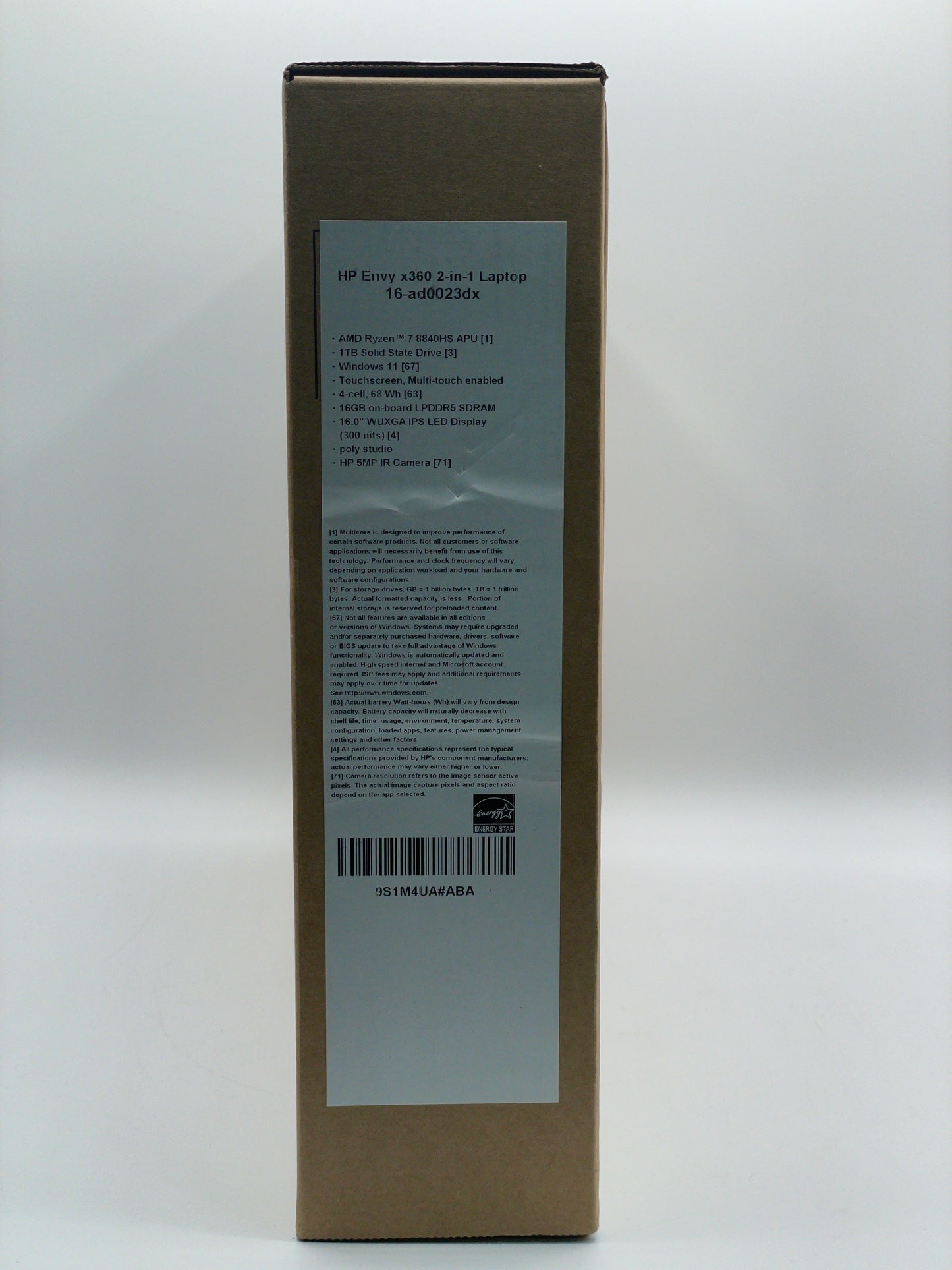 HP Envy 2-in-1 16" 2K TouchScreen Laptop AMD Ryzen 7 16GB 1TB SSD Silver Sealed