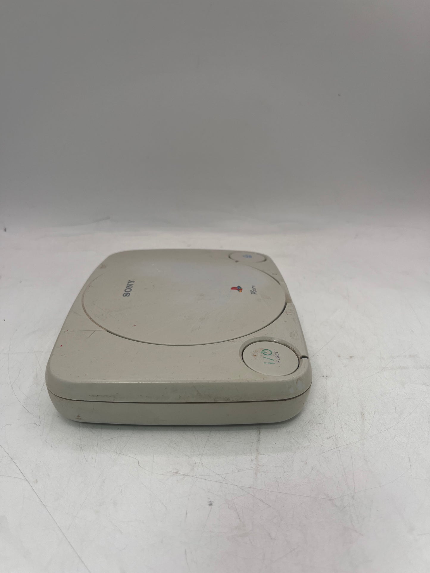 Sony PlayStation One SCPH-101 Silver Video Game System Broken