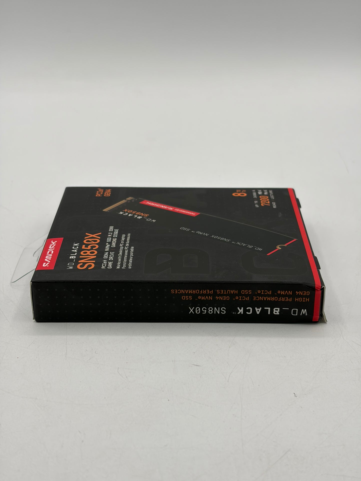 WD_BLACK SN850X 8TB NVMe Internal SSD PCIe Gen4 M.2 22800 Game Drive NEW SEALED