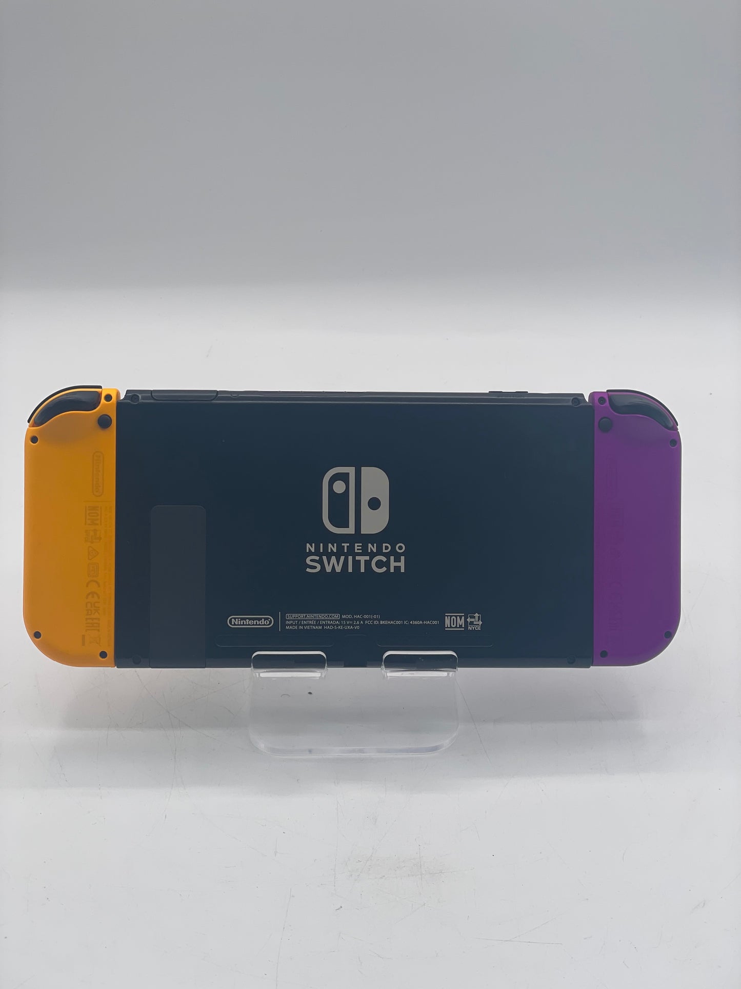 Nintendo Switch v1 Video Game Console HAC-001 Orange/Purple