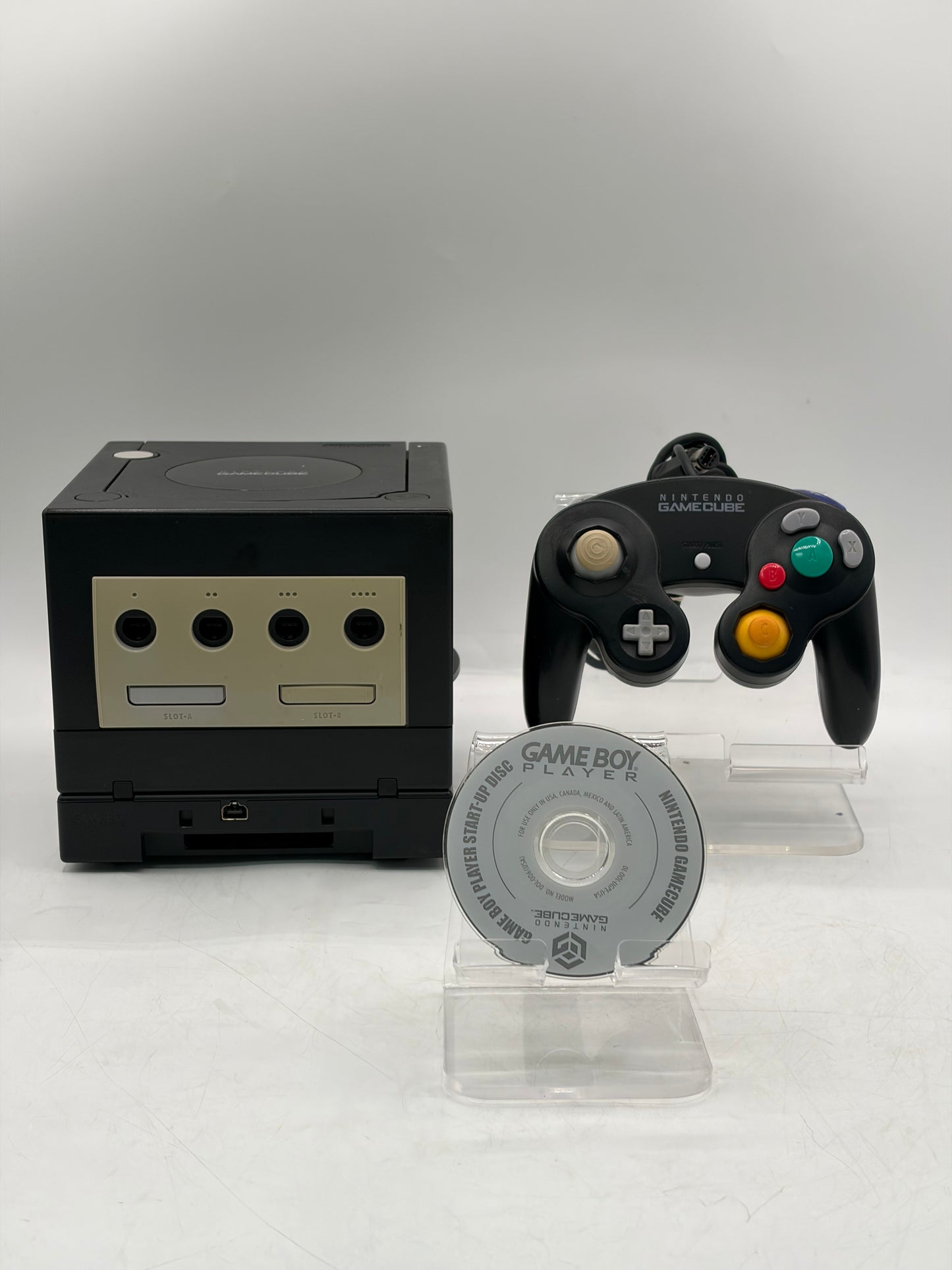 Nintendo GameCube DOL-001 2001 Game Boy Player Start Up Disc Disk DOL-017 Bundle