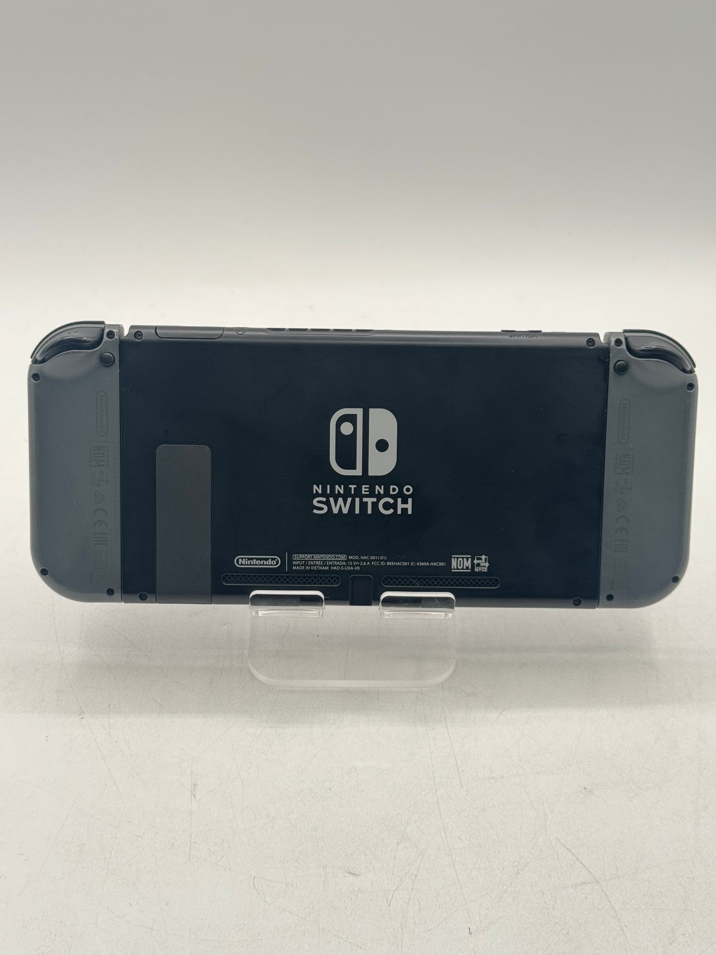 Nintendo Switch HAC-001-01 Console Black 32GB Tested w/ Accessories Free Shipping