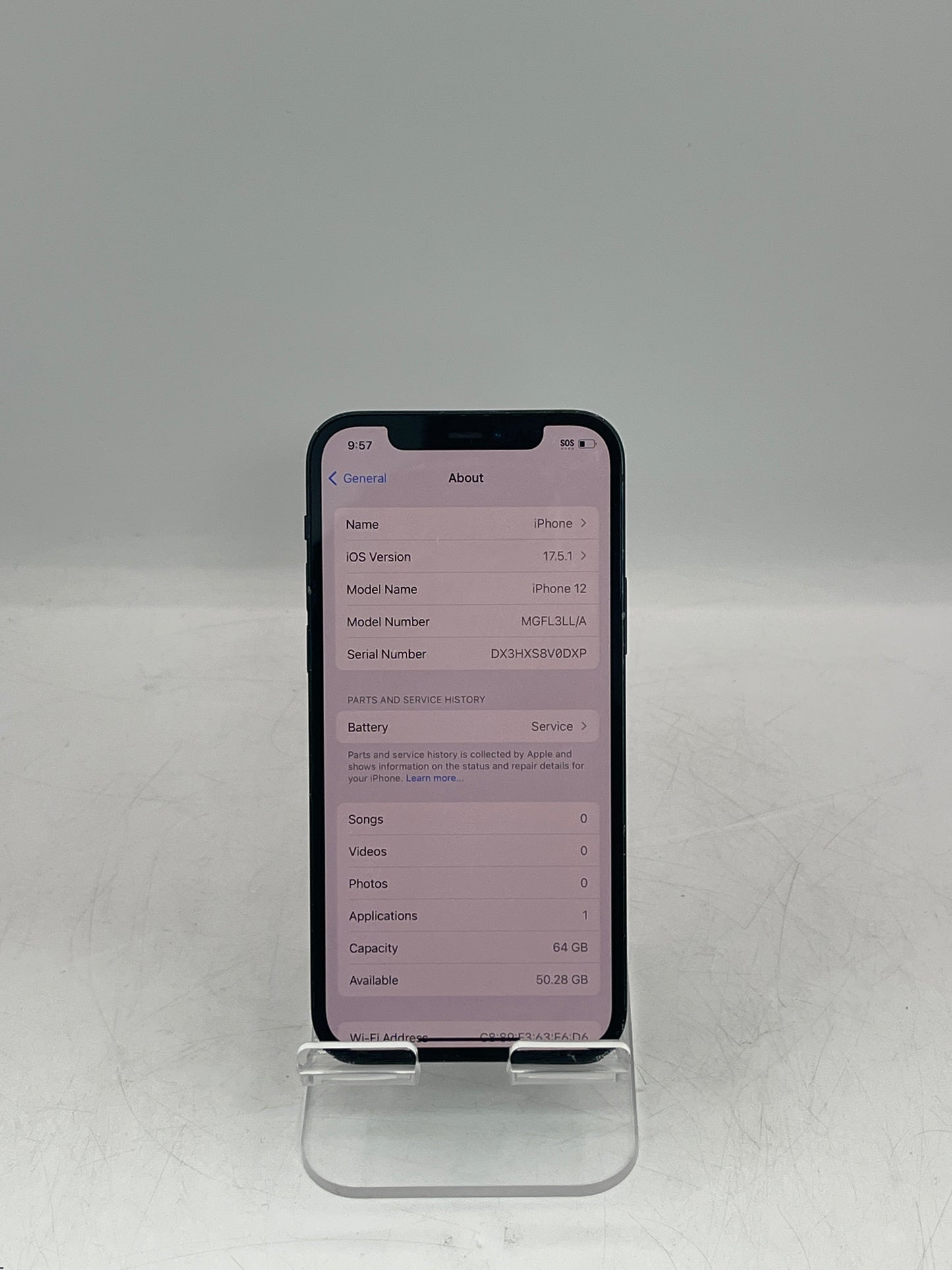 Apple iPhone 12 – 64GB A2172 MGFL3LL/A Blue – T-Mobile Only