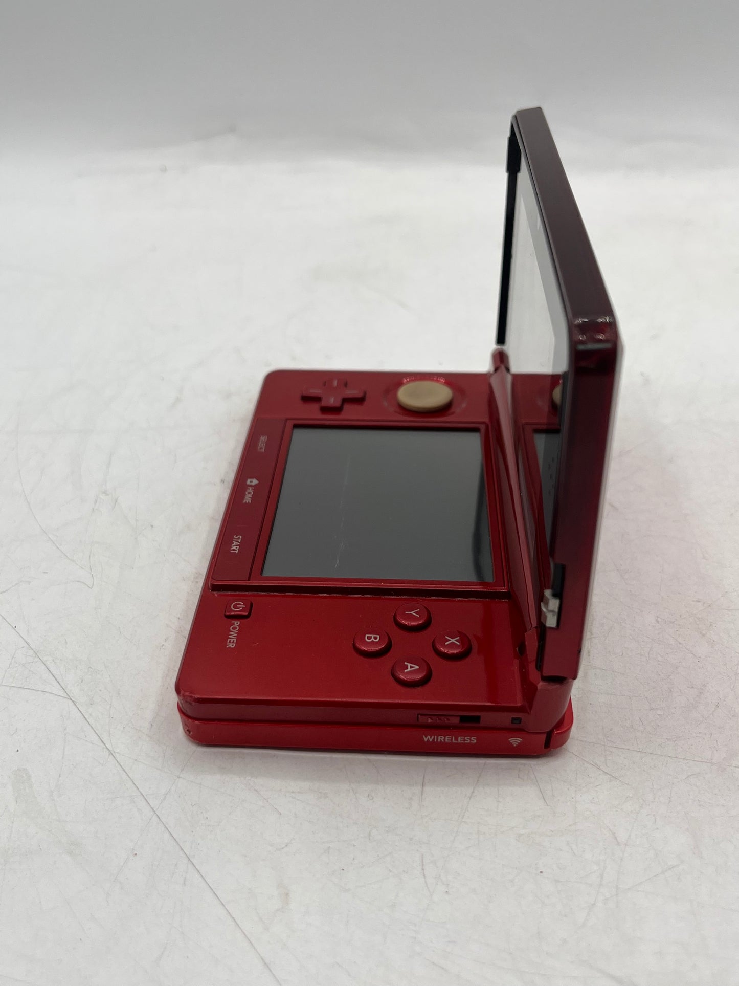 Nintendo 3DS (CTR-001) 2011 Handheld Console - Red Broken for Parts