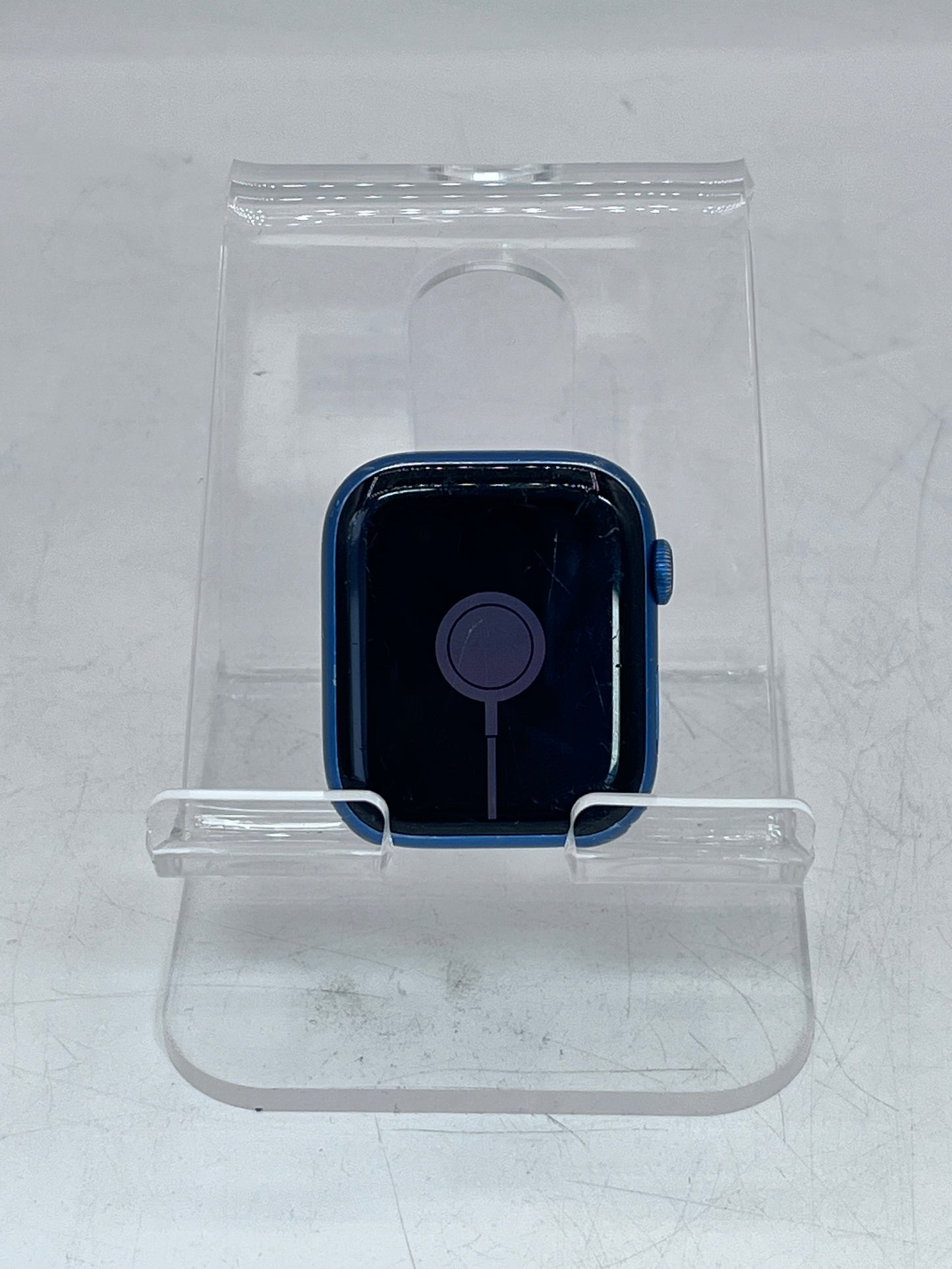 Unlocked Apple Watch Series 7 45mm Blue Aluminum A2477 MKJA3LL/A