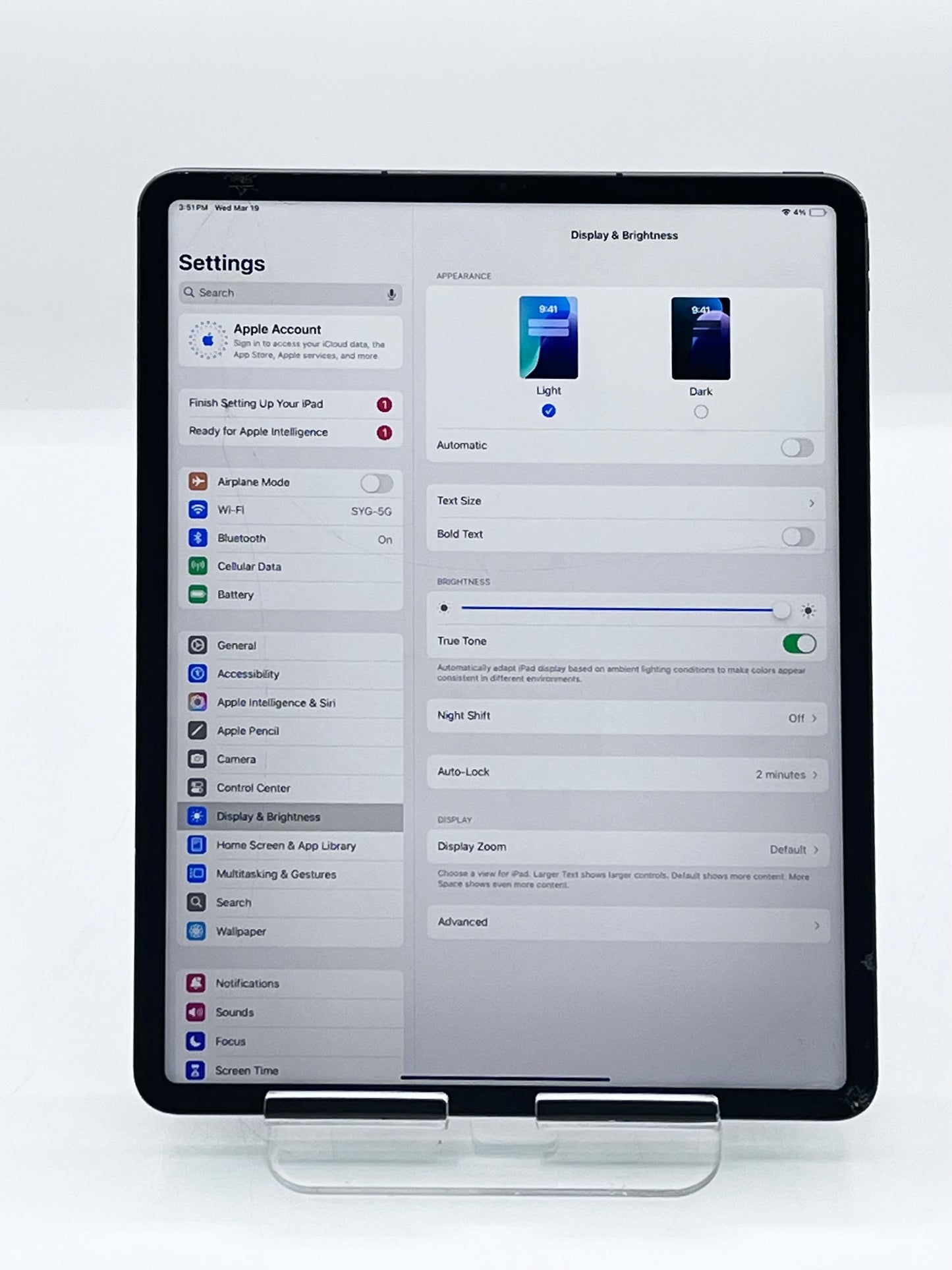 Apple iPad Pro 12.9" (5th Gen) 256GB (Unlocked) A2379 Space Gray - Glass Cracked