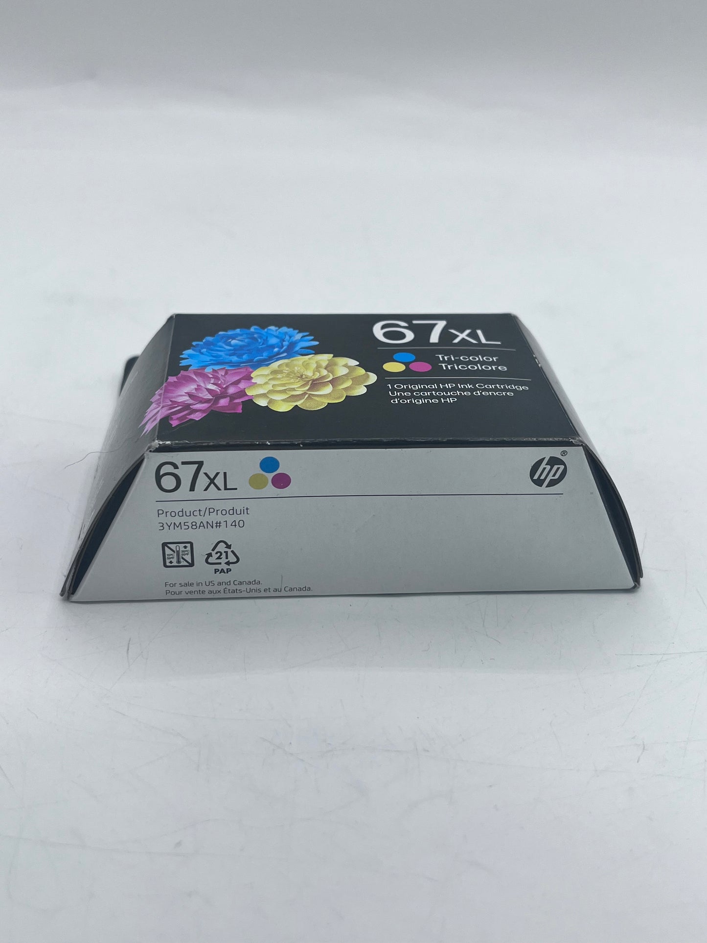 Original Genuine HP 67XL Tri-Color Printer Ink Cartridge - New In Box OEM