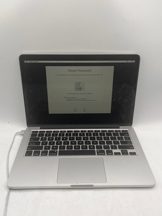 2015 Apple MacBook Pro 13" i5 16GB 512GB A1502 Silver Free Shipping PARTS READ